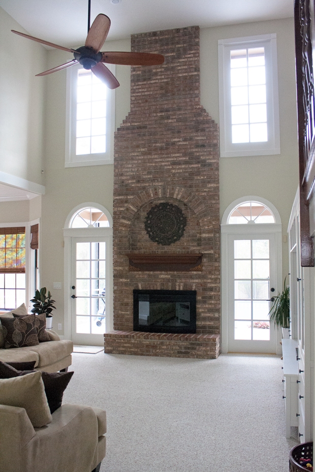 Fireplace Wall Family Room